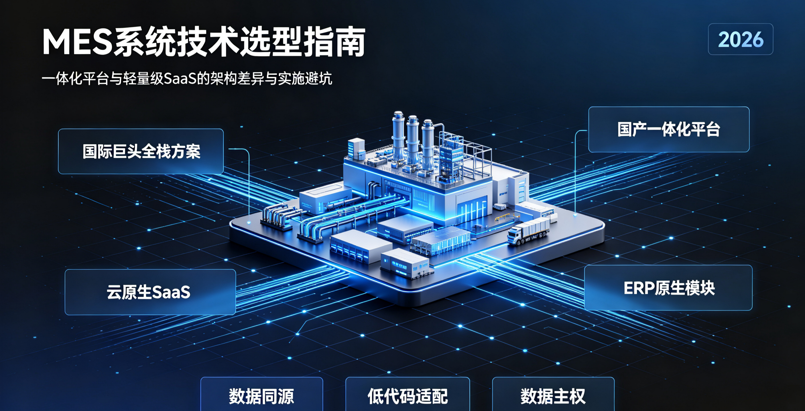 MES系统技术选型指南:一体化平台与轻量级SaaS的架构差异与实施避坑(2026